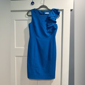 Calvin Klein Ruffle Dress